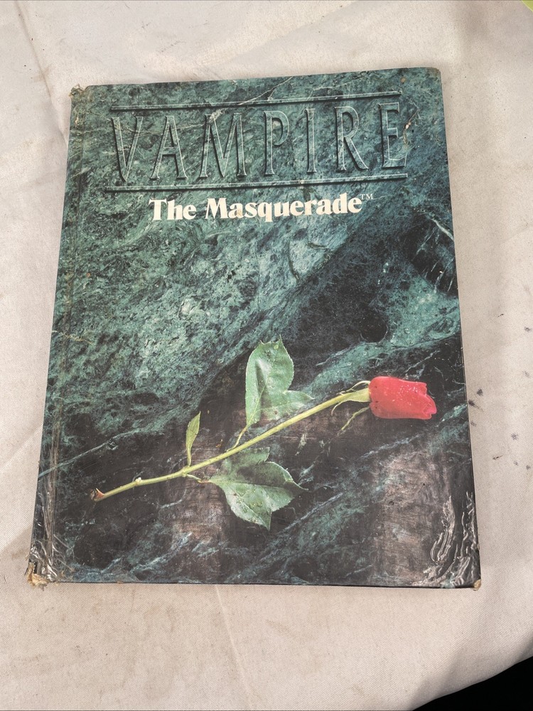 RPG Book Vampire the Masquerade 2nd Edition Rulebook Rules Core White Wolf WoD