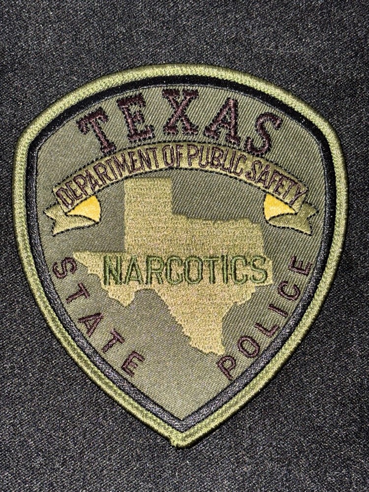 Texas Highway Patrol DPS Narcotics Unit Police Patch