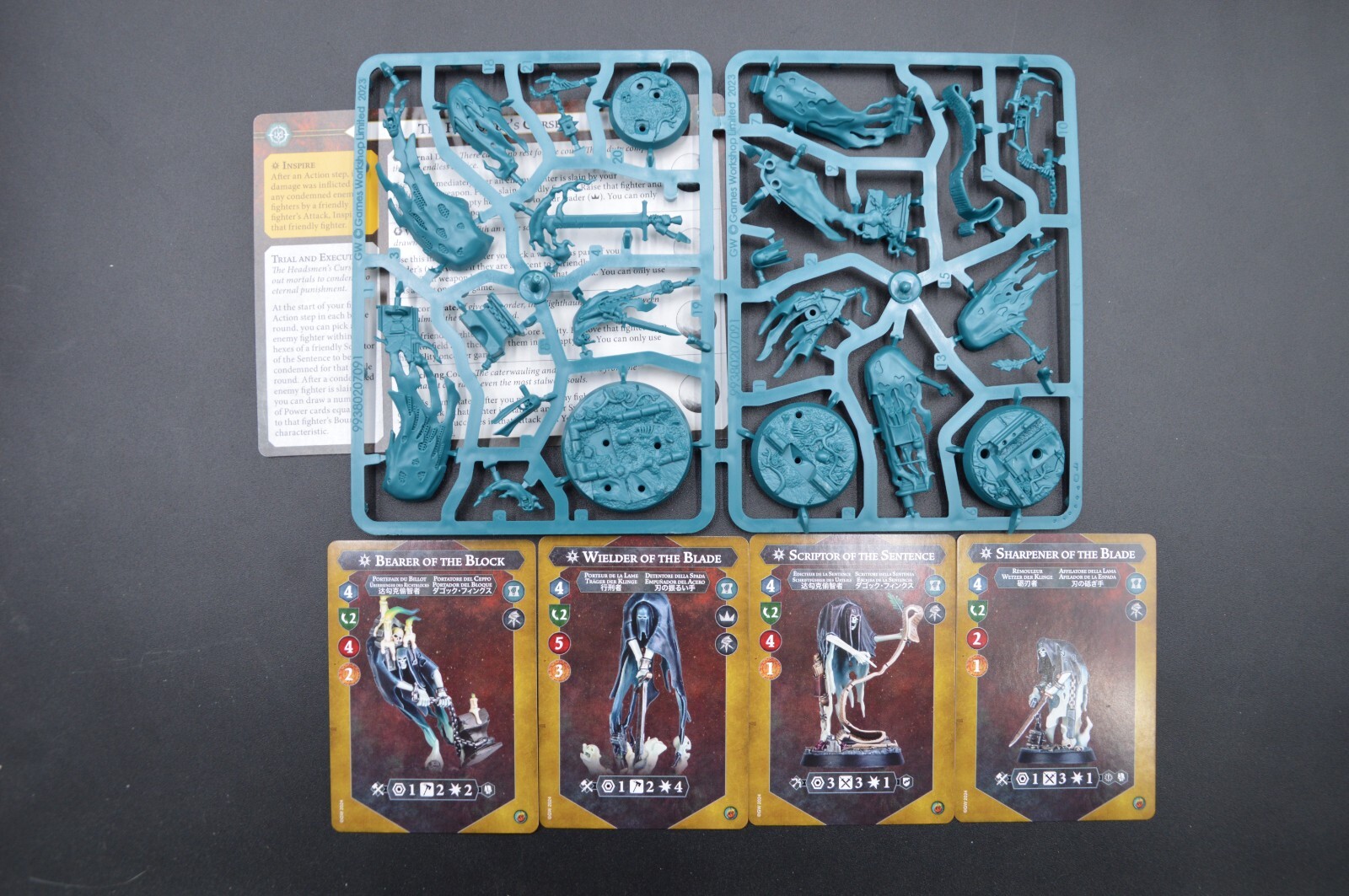 Warhammer AoS Underworlds: Nighthaunt Headsmen's Curse w/Cards!