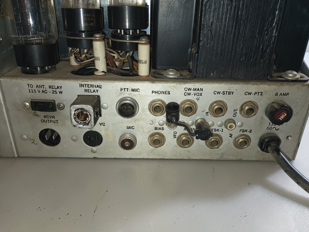 Central Electronics 100V Multiphase SSB Ham Transmitter Vintage Powers On