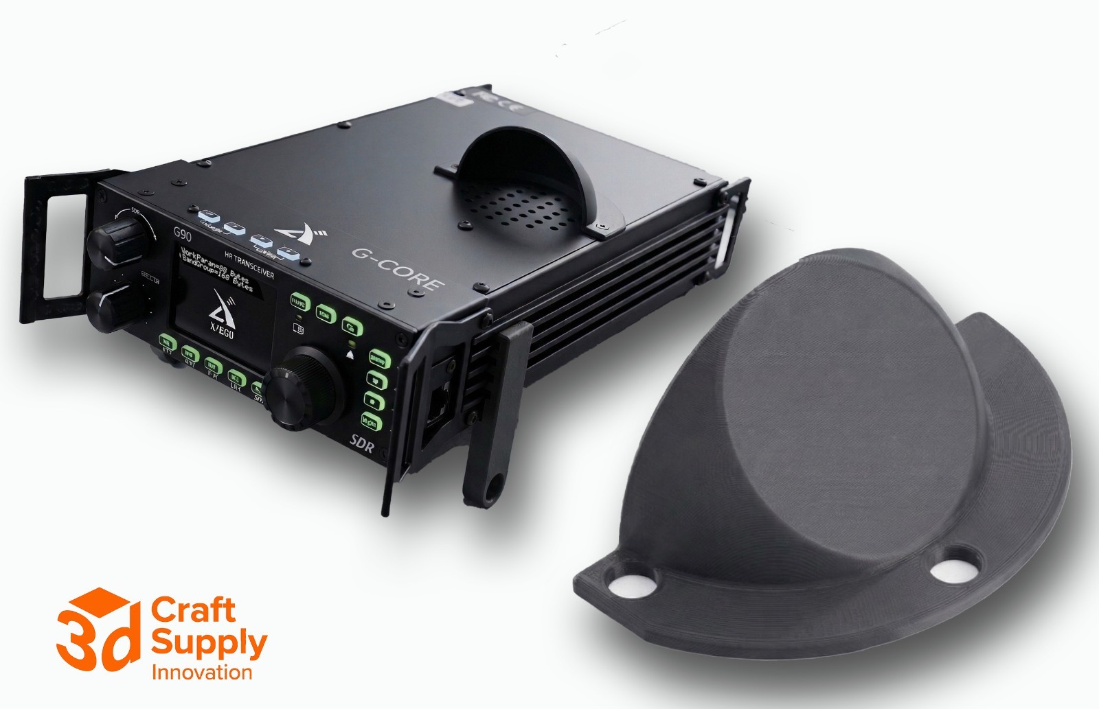 Xiegu G90 Speaker Hood Sound Deflector Upgrade – Enhanced Audio Clarity