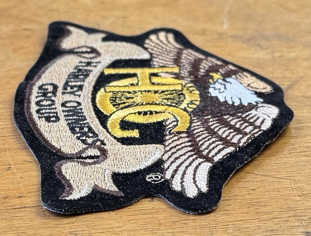 New HOG Patch Harley Davidson Owners Group Jacket/Vest Insignia Eagle Logo ￼