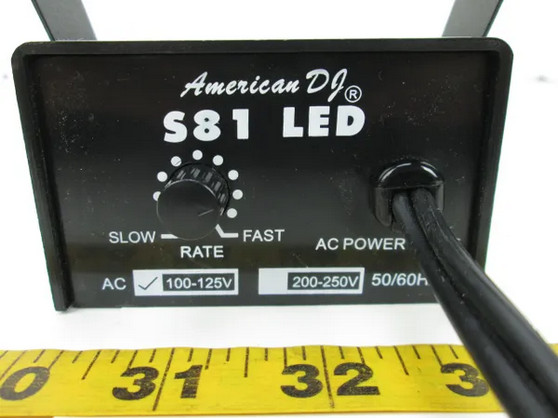 New American DJ Mini LED Strobe Light S-81 LED Variable Speed