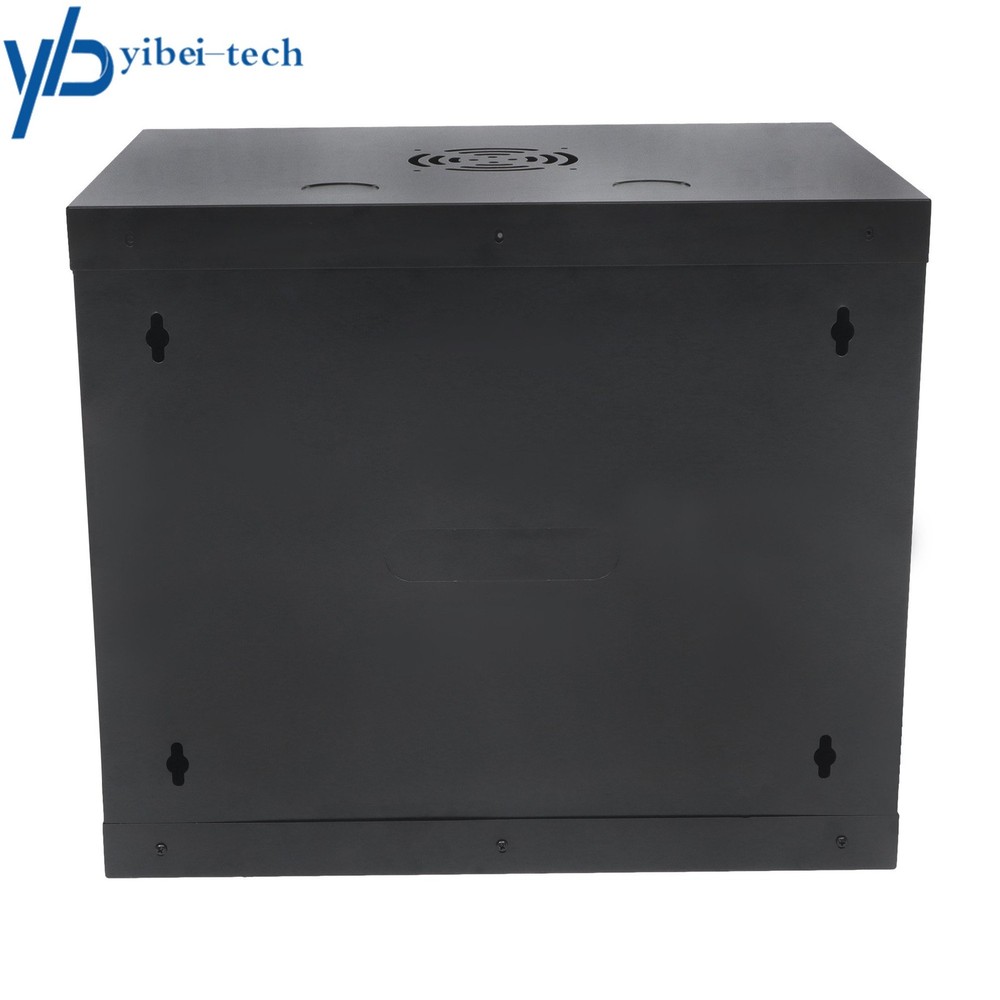 1Pack 9U Network Server Cabinet Rack Wall Mount Maximum Depth 15.5" With Locks