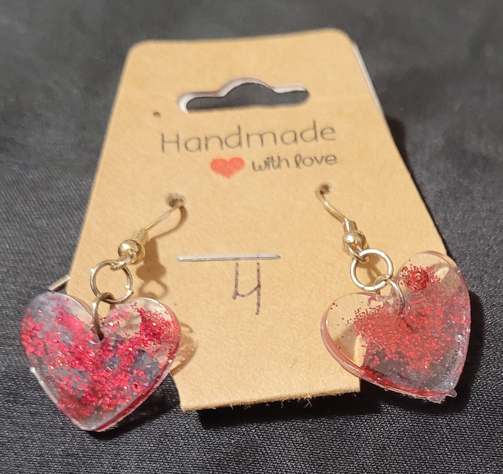 Handmade Epoxy Pierced Earrings