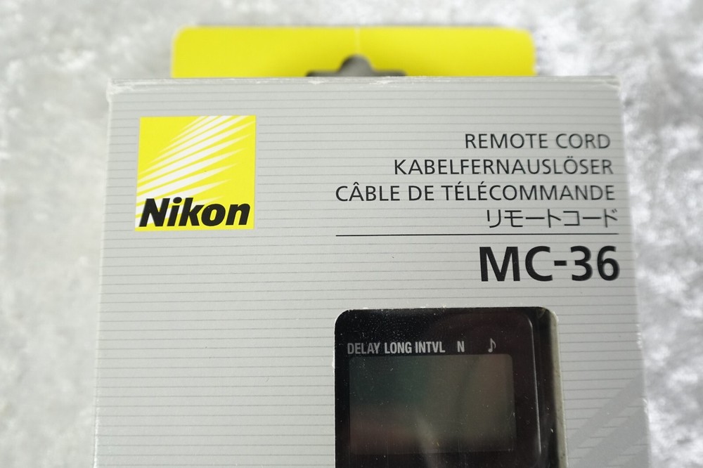 Nikon MC-36 Multi Function Remote Control Cord In Box With Manual