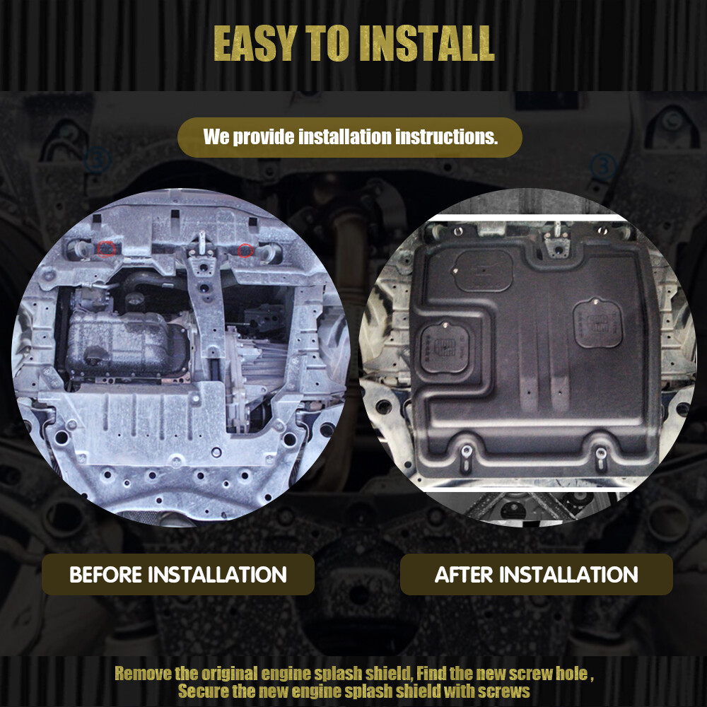 For Mitsubishi Lancer 2010-2016 Front Engine Splash Shield Engine Cover Case