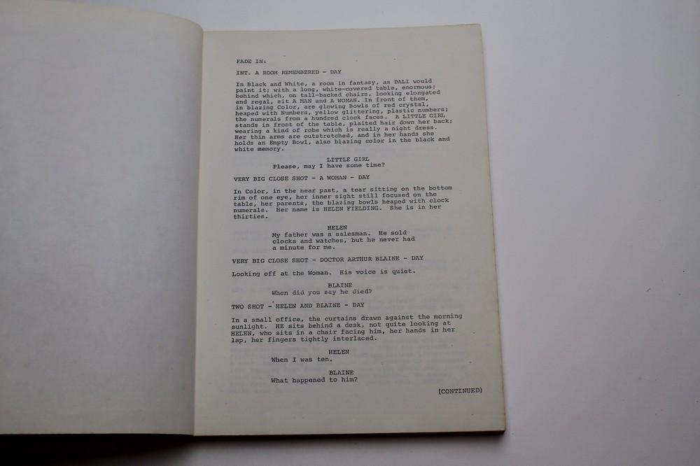 THIRD TIME LUCKY / Stanley Mann 1976 Unproduced Screenplay