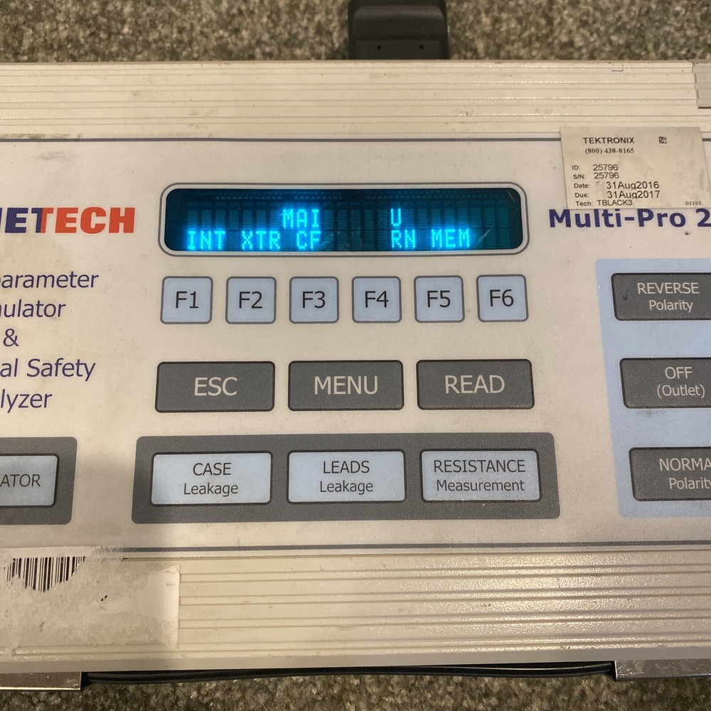 Netech Multi-Pro 2000 Biomed Tester Analyzer EXCELLENT WORKING!