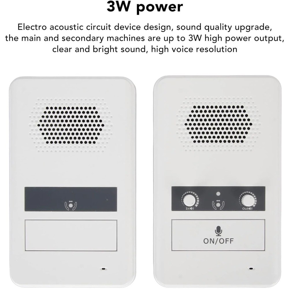 Wireless for Home, 656ft Long Range House Intercom System, Room to Room Intercom
