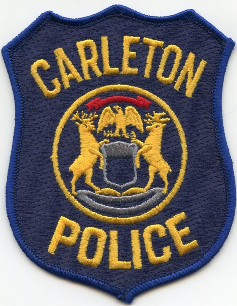 CARLETON MICHIGAN POLICE PATCH