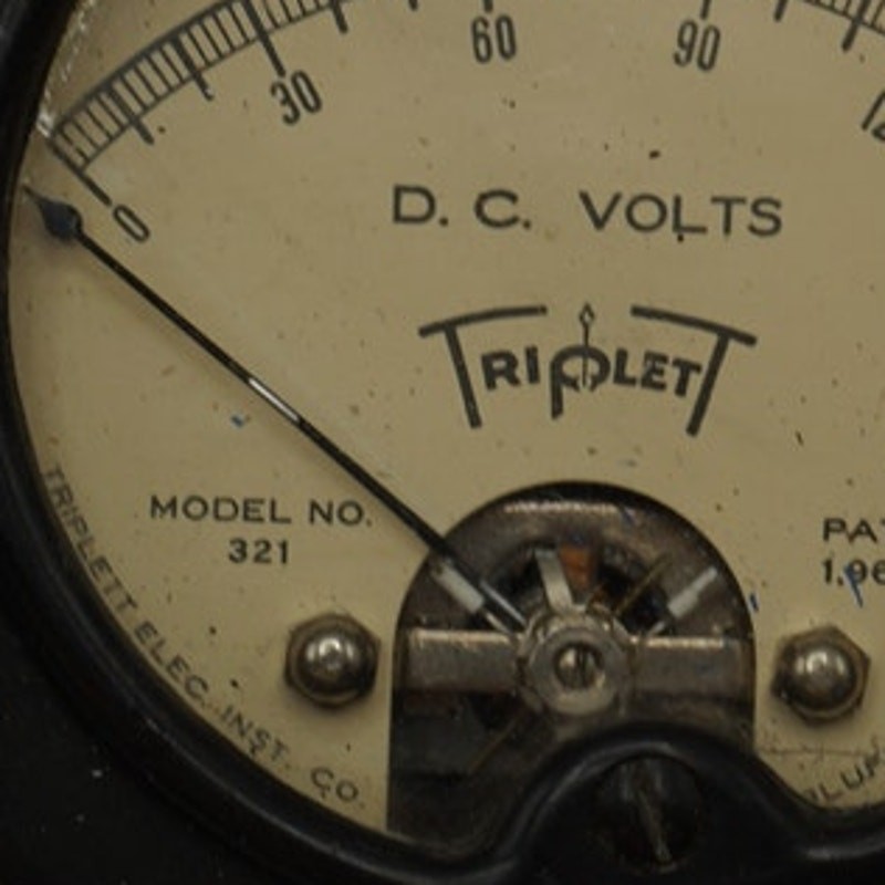 Triplett Model 321 D.C Gauge Meter 0-150