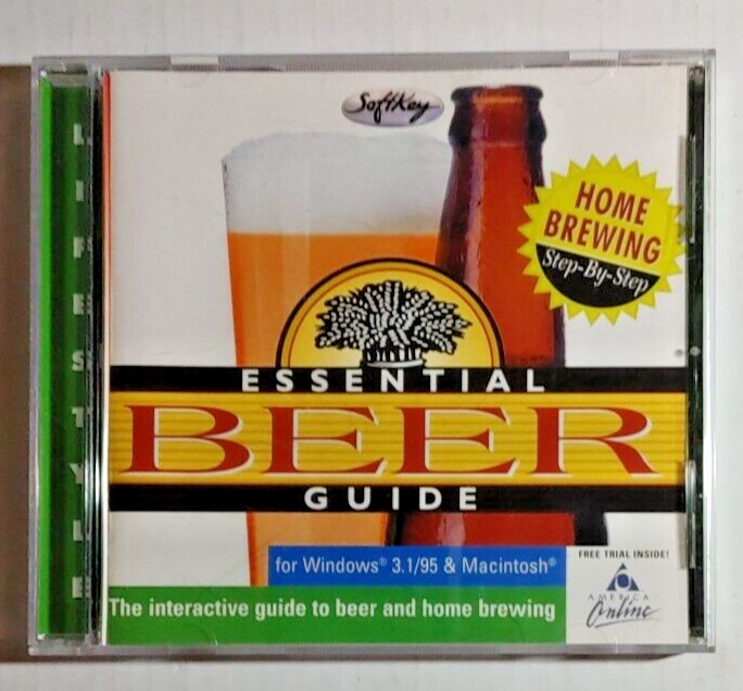 HOME BREWING Beer Guide Windows & Macintosh CD ROM