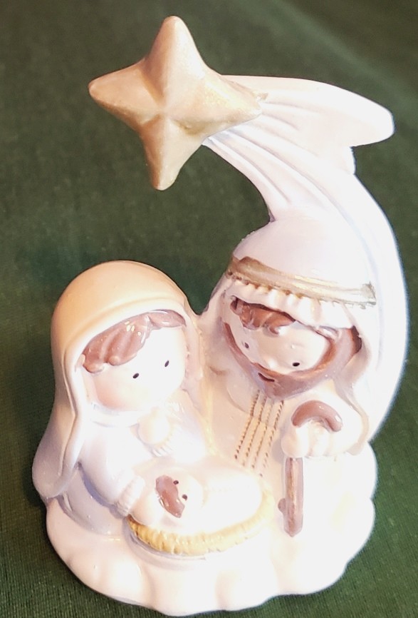 Very Nice 3" Mini Resin Nativity Display