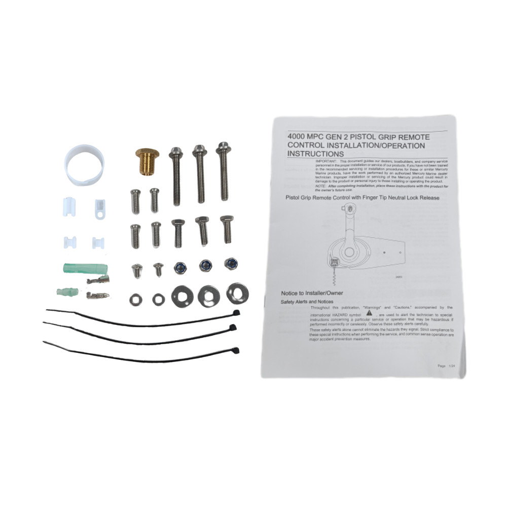 Boat Remote Control Box Panel Mount 8M0011213 For Mercury Outboard Pull Throttle