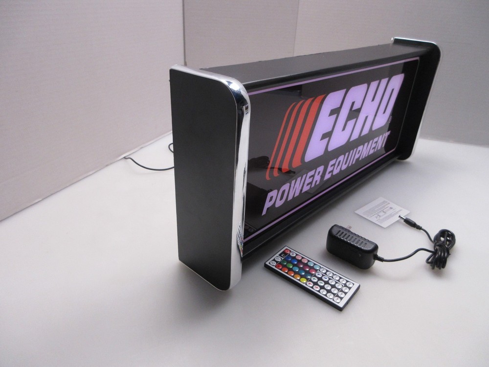 Echo Power Equipment LED Display lighted sign lightbox Wall hanging Light