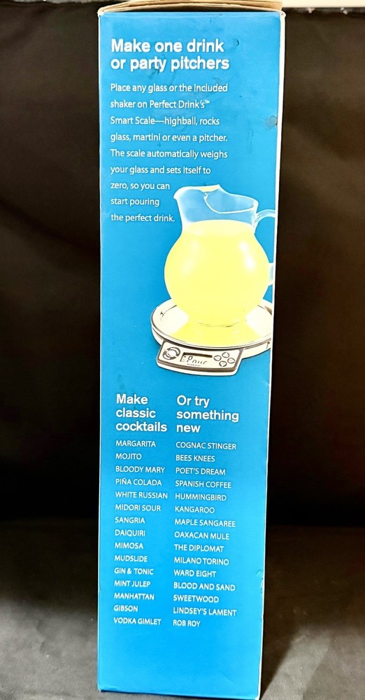 NEW (Open Box) Brookstone Perfect Drink App-Controlled Bartending System