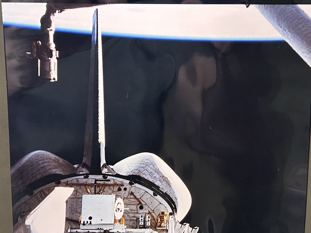 1981 NASA Rockwell Shuttle Columbia Stabilizer Presentation Transparency-2153