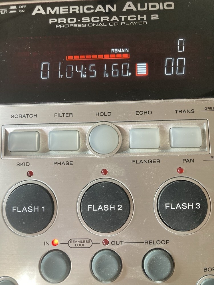 American Audio Pro-Scratch 2 CD Player Digital Turntable Controller. Tested!