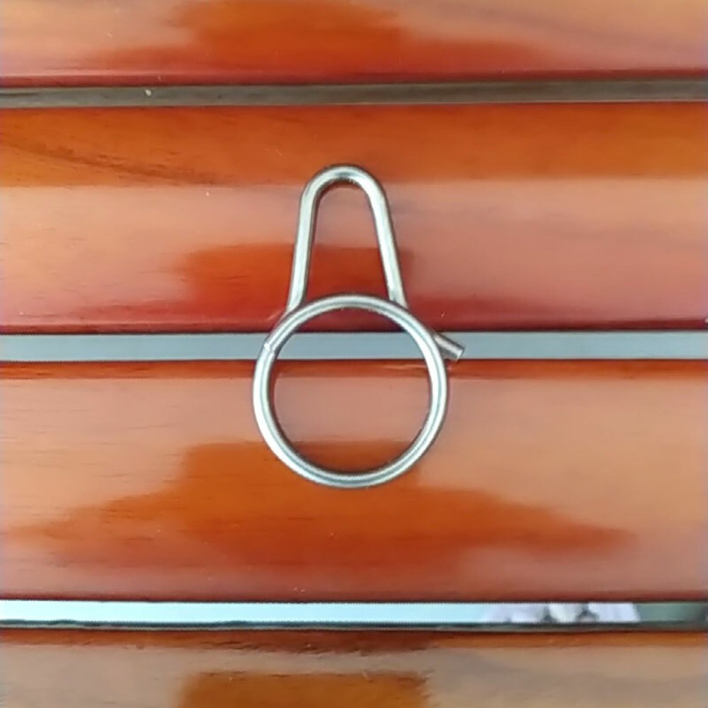 Solid Titanium Wire made Key Chain Tool Knapsack Buckle Outdoor EDC Connector