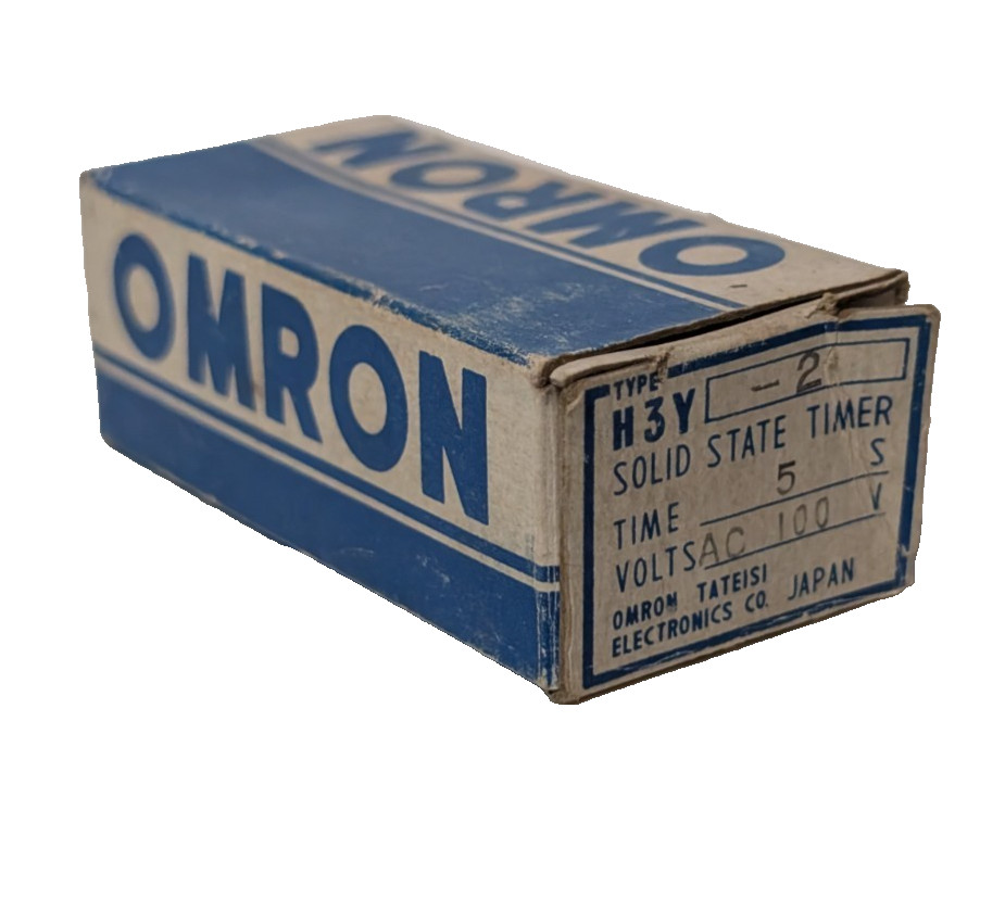 Omron Tateisi Electronics Co. H3Y-2 Solid State Timer, 5S, 100VAC, Made in Japan
