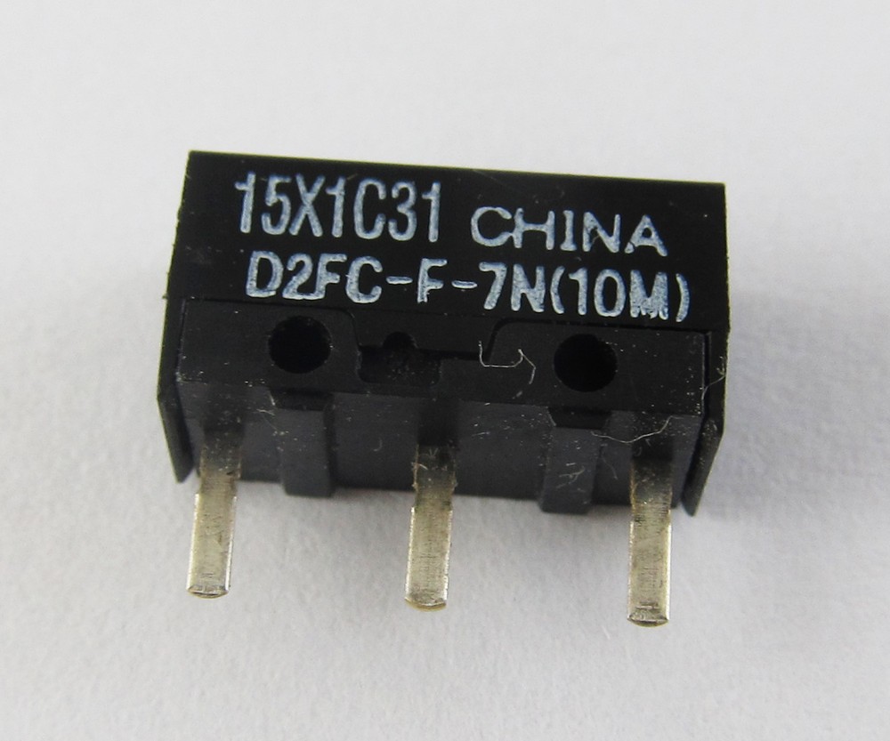 100pcs OMRON Microswitch Micro Switch D2FC-F-7N(10M) For Gamers Usage Mouse