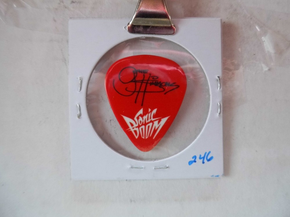 KISS "GENE SIMMONS" SWITZERLAND 2010 GUITAR PICK~READ DESCRIPTION #10~6