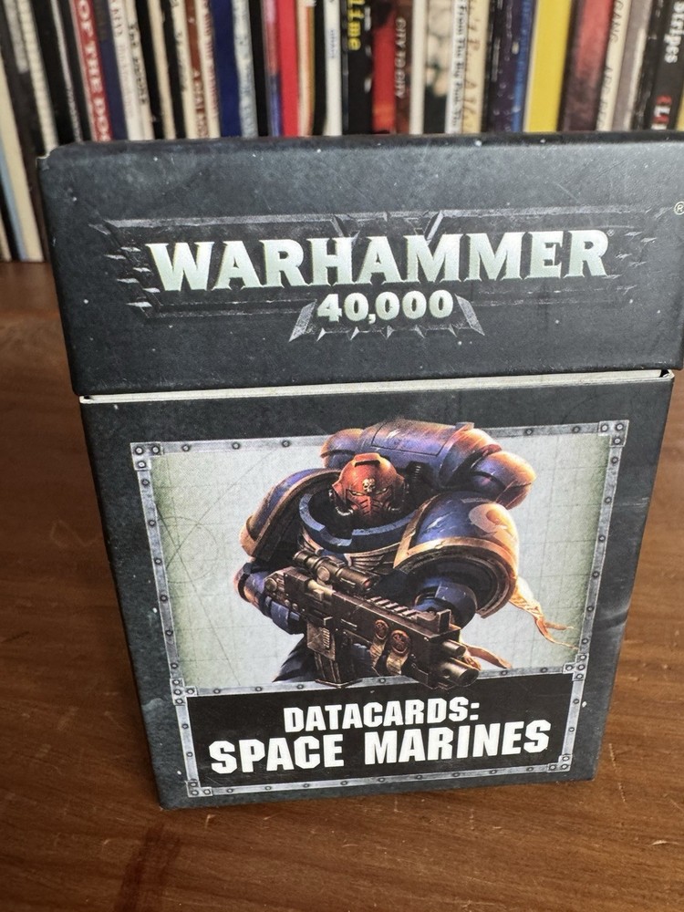 Warhammer 40K Space Marines Datacards Complete Set 8th Ed GW 2017