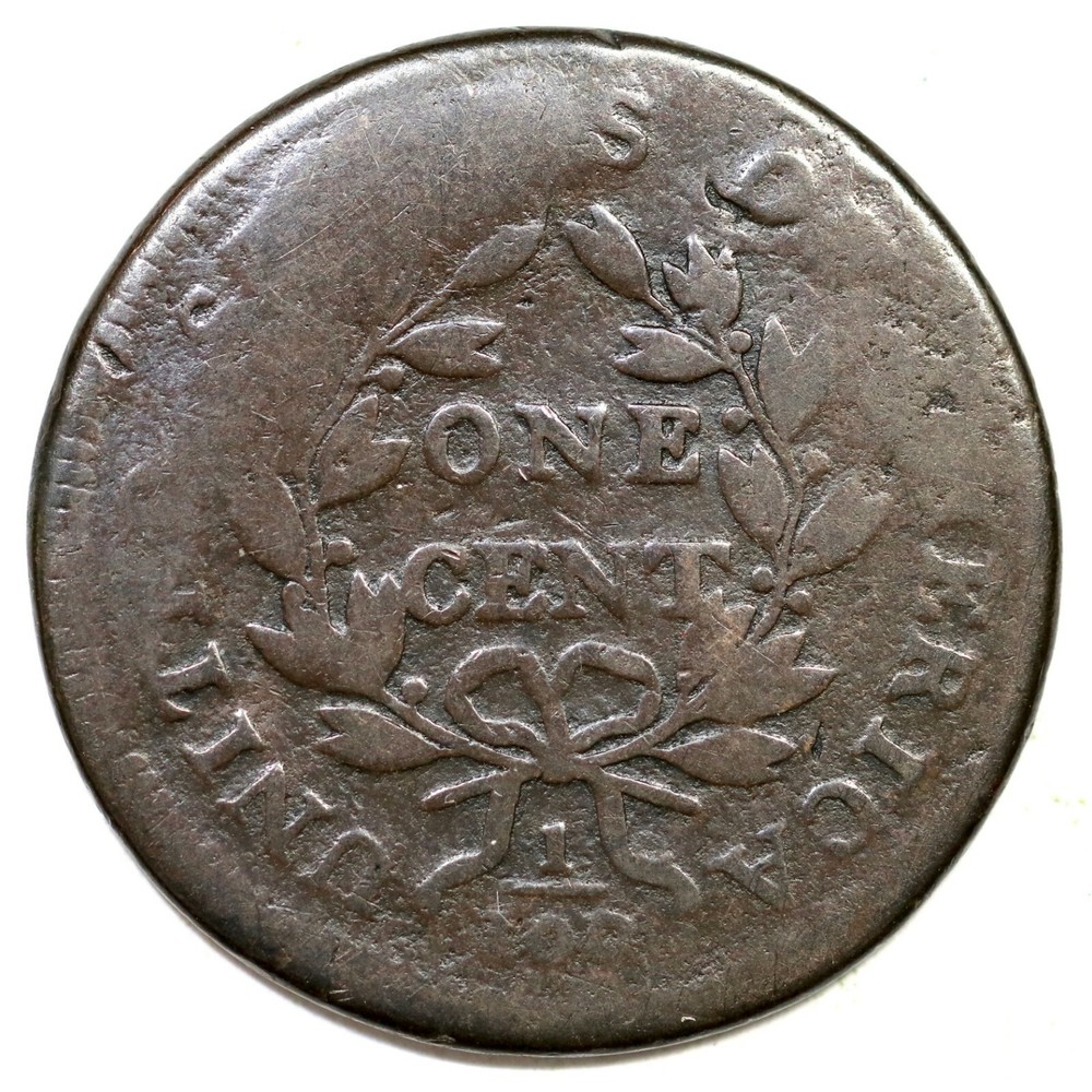 1800 S-202 R-4+ Draped Bust Large Cent Coin 1c