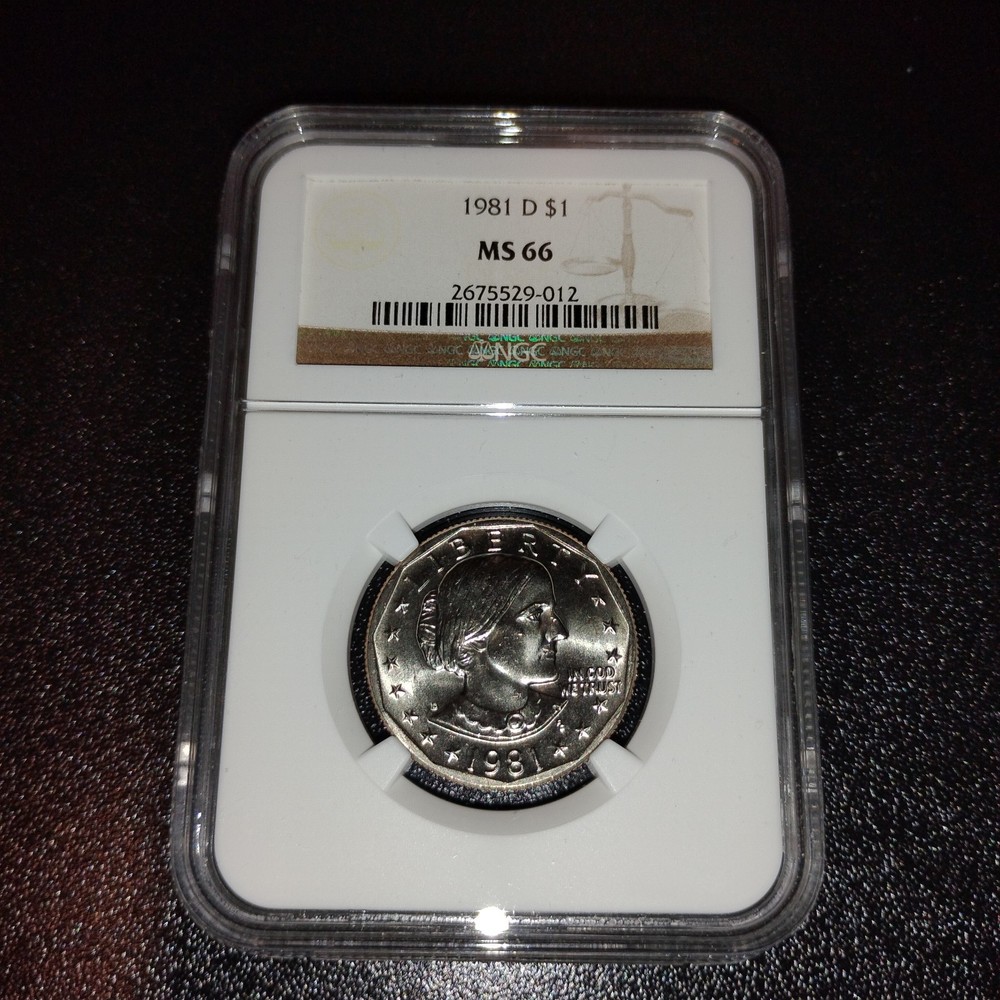 1981 D Susan B Anthony $1 NGC MS 66