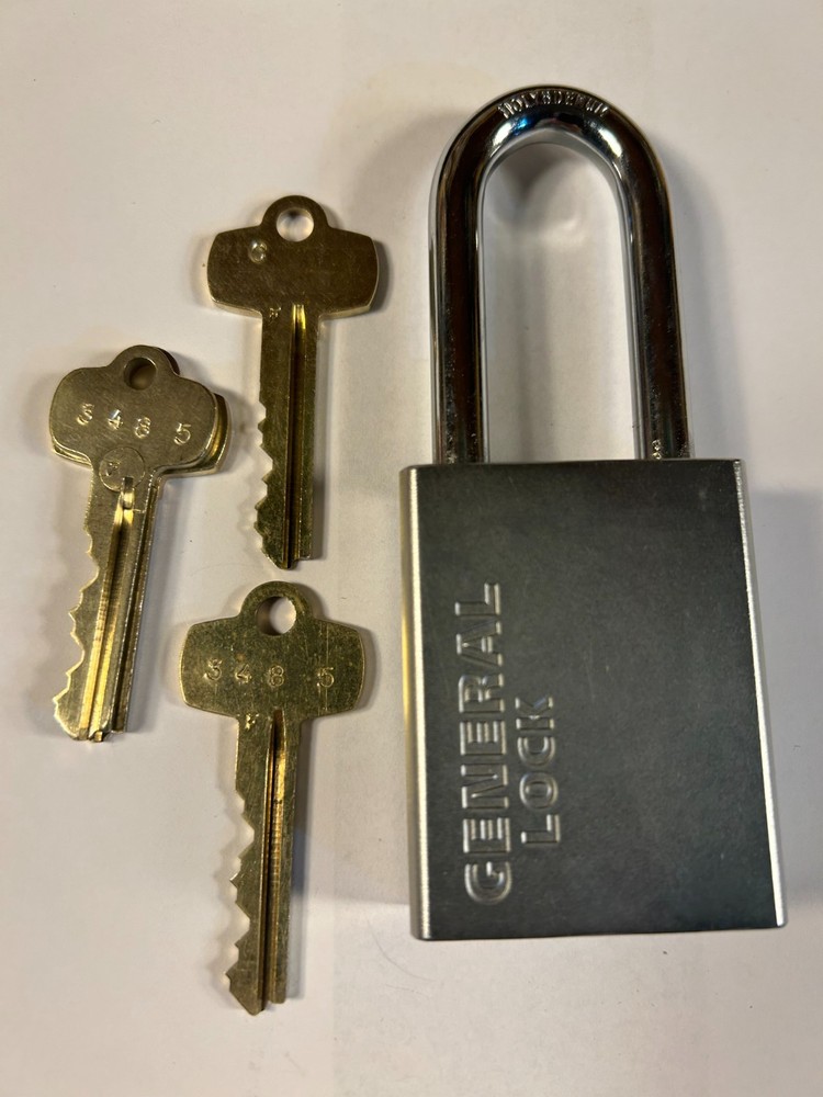 1-General Lock new padlock keyed
