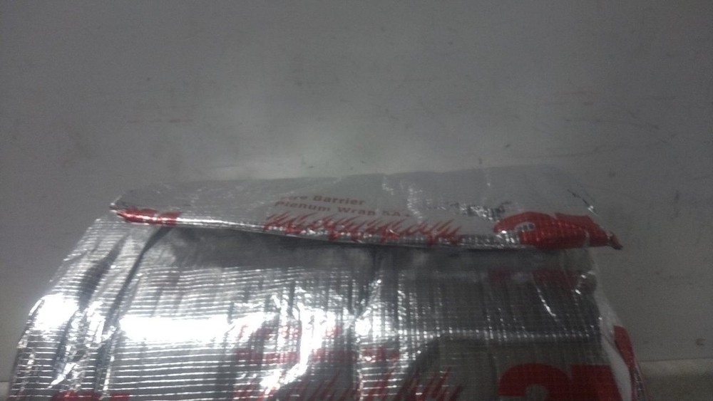 3M PLENUM-WRAP-5A+(24") 24 In Width 50 Ft Length Silver Firestop Strip