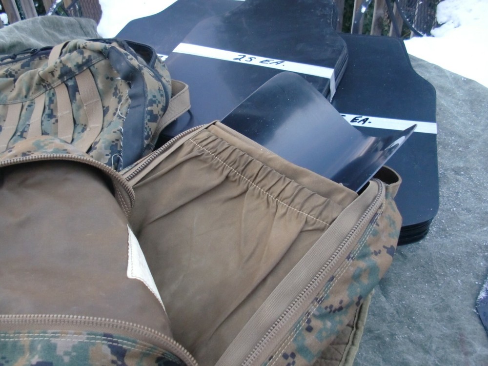 USMC MARPAT ILBE Assault Pack - Flexible Plastic Frame Sheet Panel insert - NEW