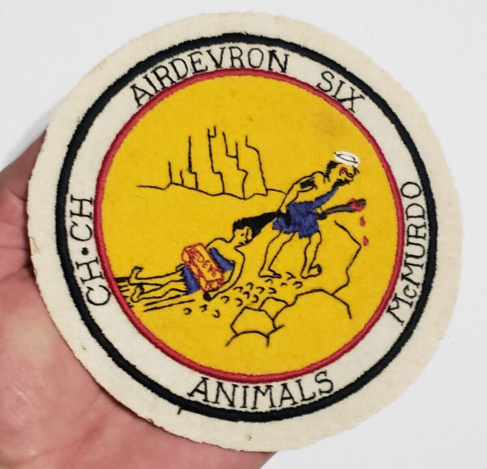 Operation Deep Freeze Original 1960's Antarctica AIRDEVRON 6 FLIGHT JACKET Patch