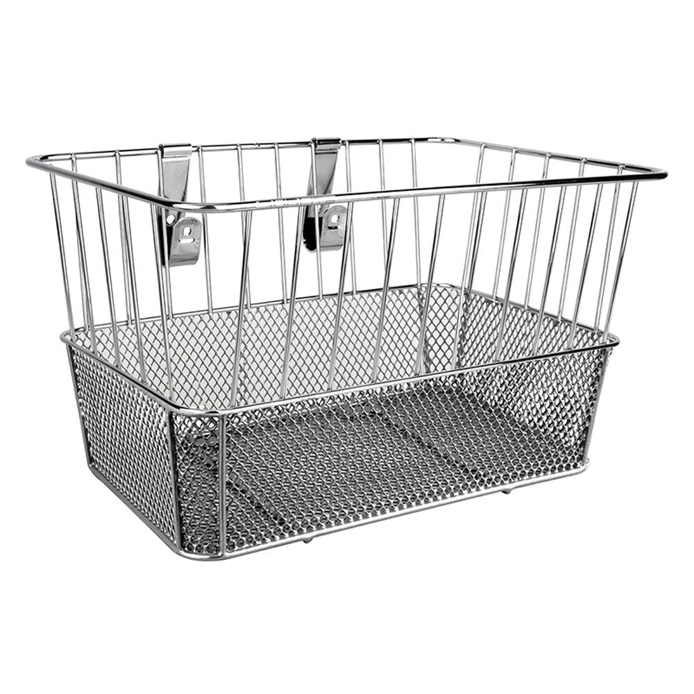 Sunlite Front Mesh Bottom Basket Wire Silver Fixed Hardware to fork 14x9x9
