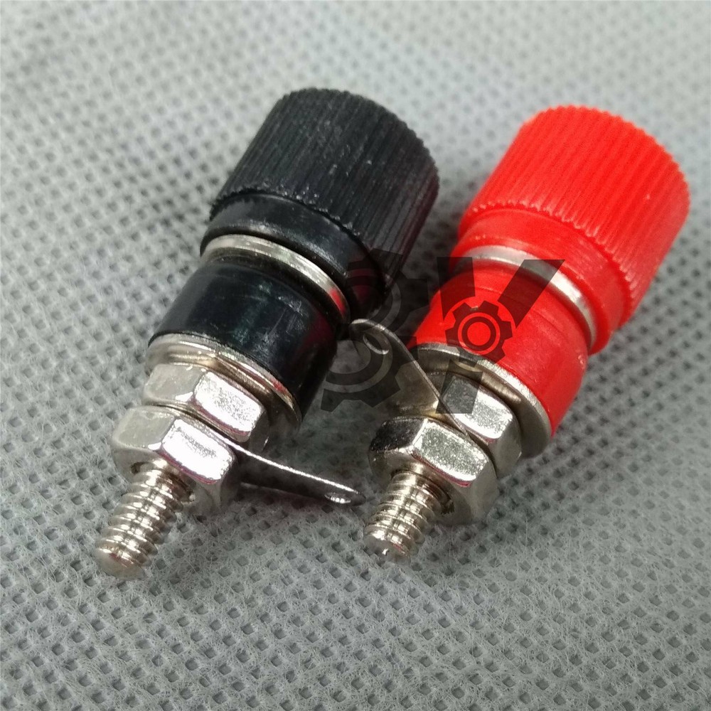 NEW 2pcs Insulated Banana Plug speaker Audio Cable Binding Posts