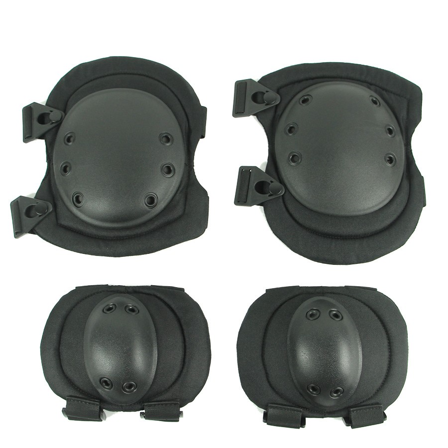 Tactical Knee Elbow Pads Set for Combat Airsoft Paintball Knee Safety Protection