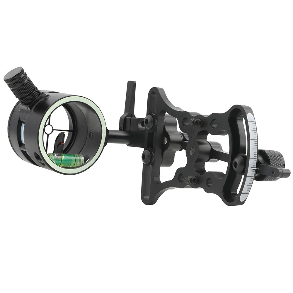 Compound Bow Sight Aviation Aluminum Adjustable Pointer Hunting Shooting Target