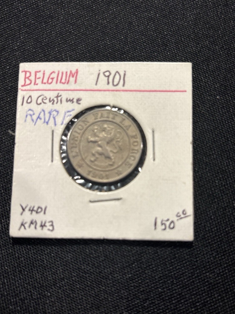 1901 Belgium Ten Centimes