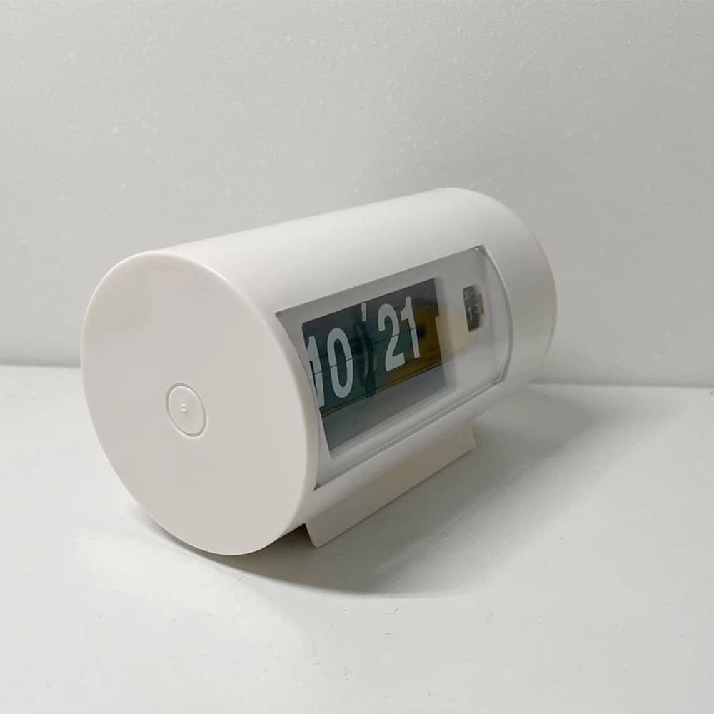 BHning Retro Table Clock Auto Flip Clock 12 Hours AM/PM Format Display Timepi...