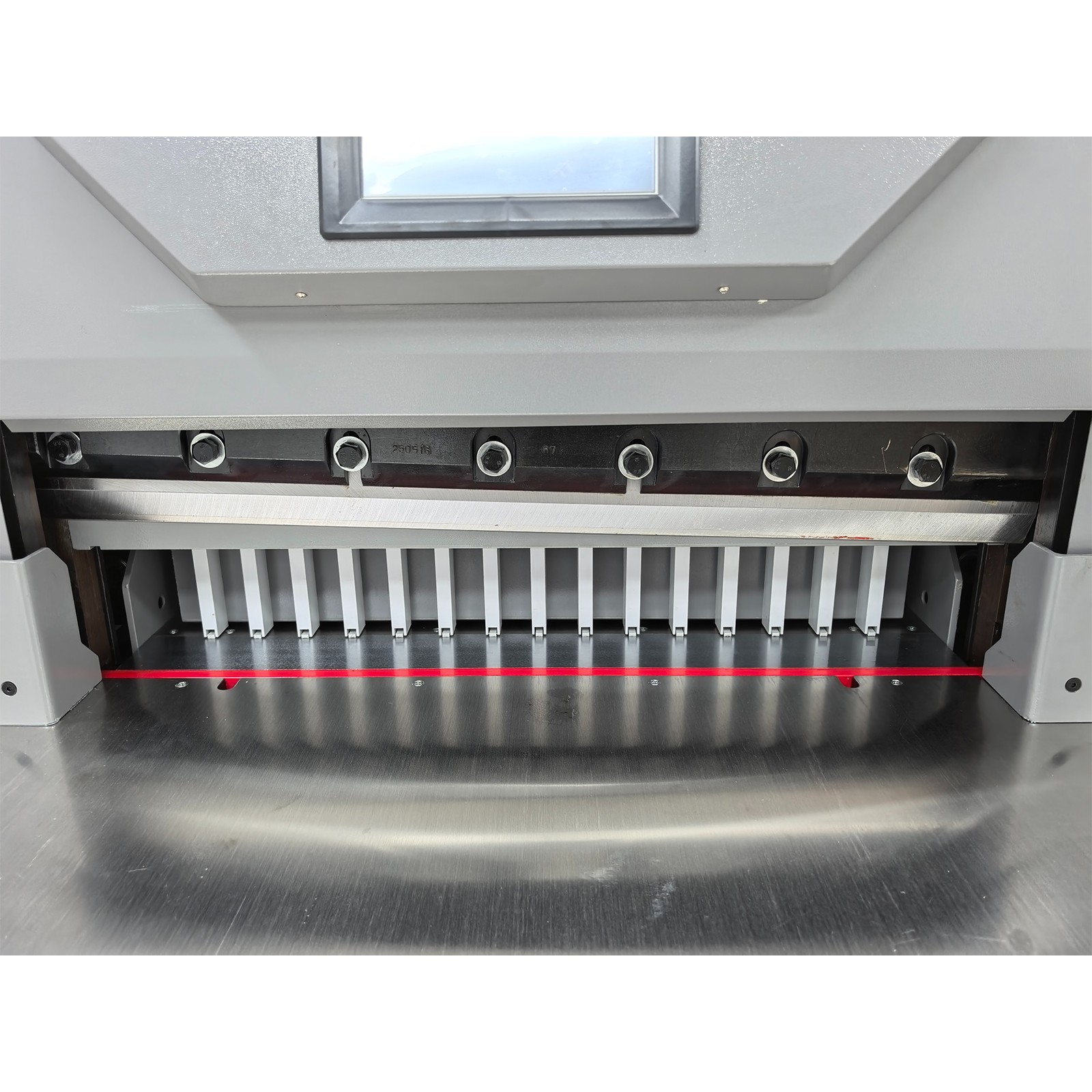 220V 26.38 in Programmable Electric Hydraulic Paper Cutter 3.94 in Thickness