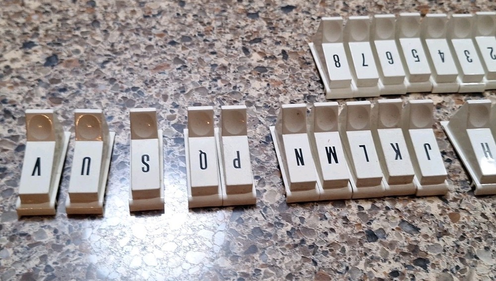 Unknown Jukebox Selection Buttons White Plastic