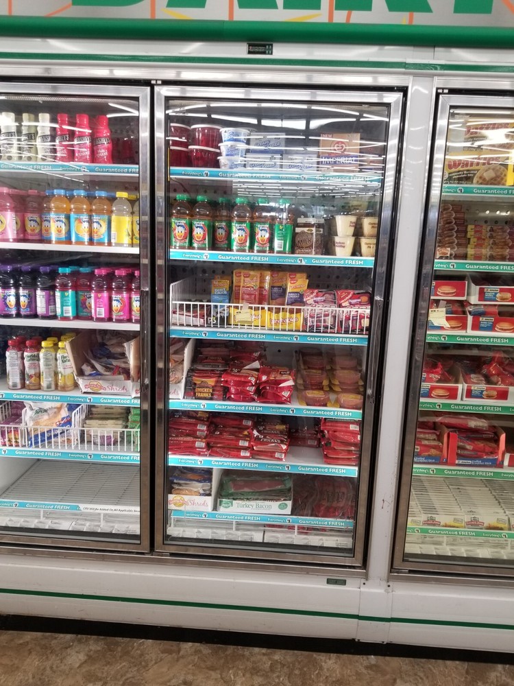 3 GLASS DOOR DISPLAY CASE /BRAND ZERO ZONE /