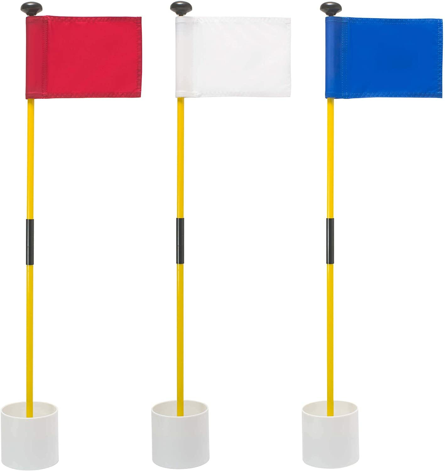 Murray Sporting Goods Golf Flagsticks, Flags and Cups - Set of 3
