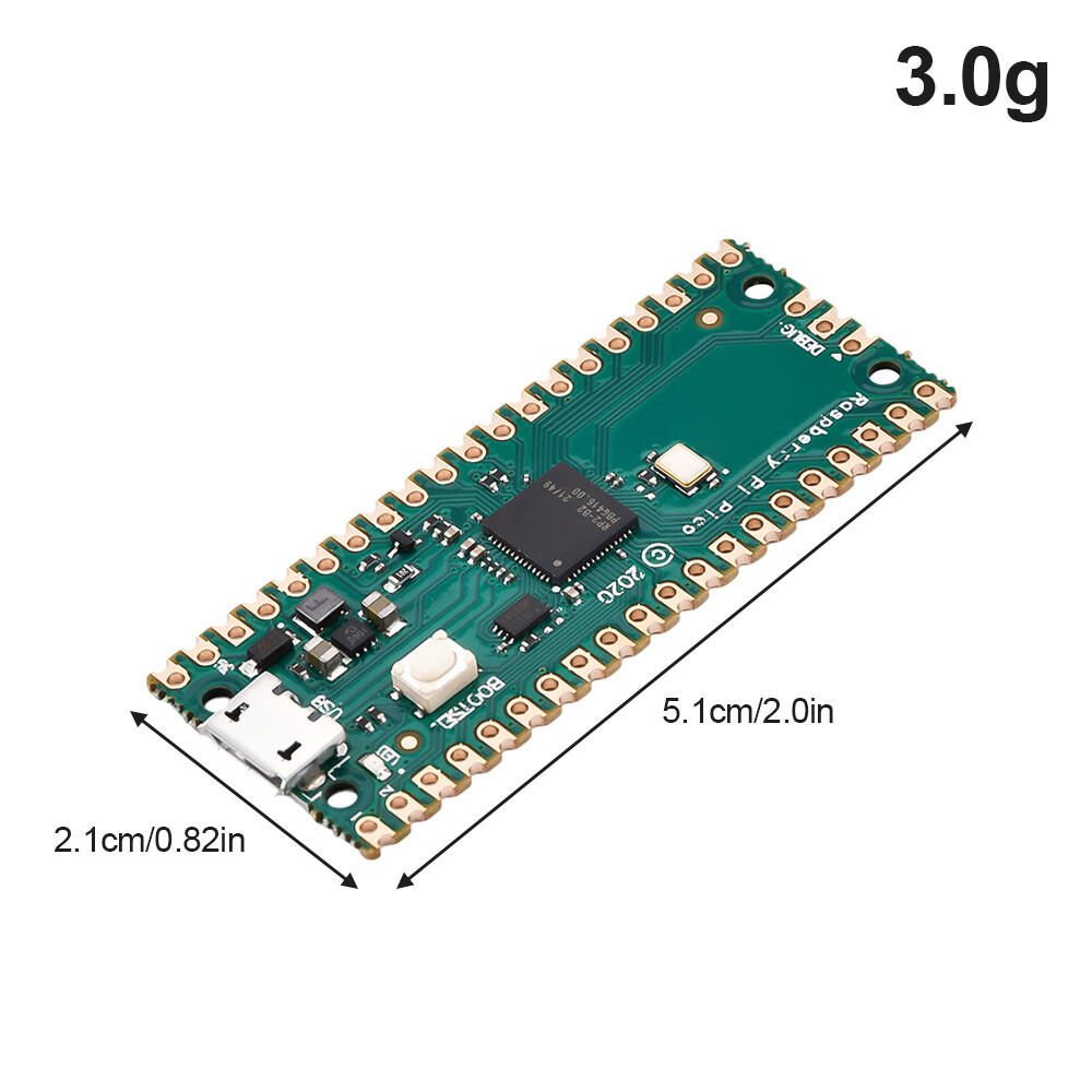 RP2040 Dual Core ARM Development Board for RP2 Raspberry Pi Pico USB DIY