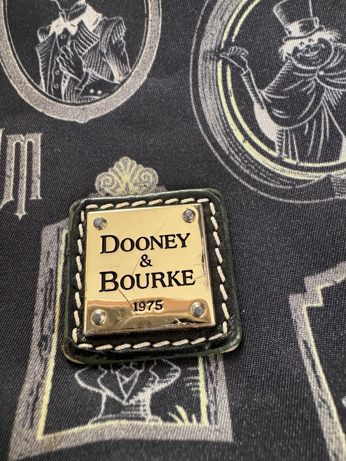 Disney Dooney & Bourke Haunted Mansion Portraits Shopper Crossbody Bag Purse