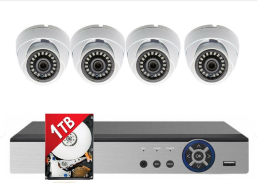 Evertech 8CH 1080p CCTV Security Camera System with Cameras DVR  Power Box Cable