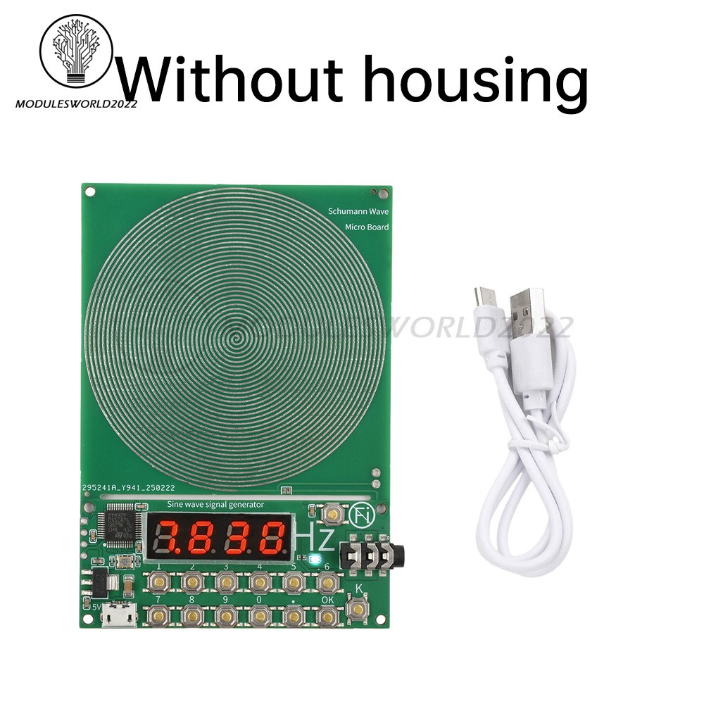 Digital Schumann Wave Generator Pulse Sine Frequency Adjustable Multi-Waveform