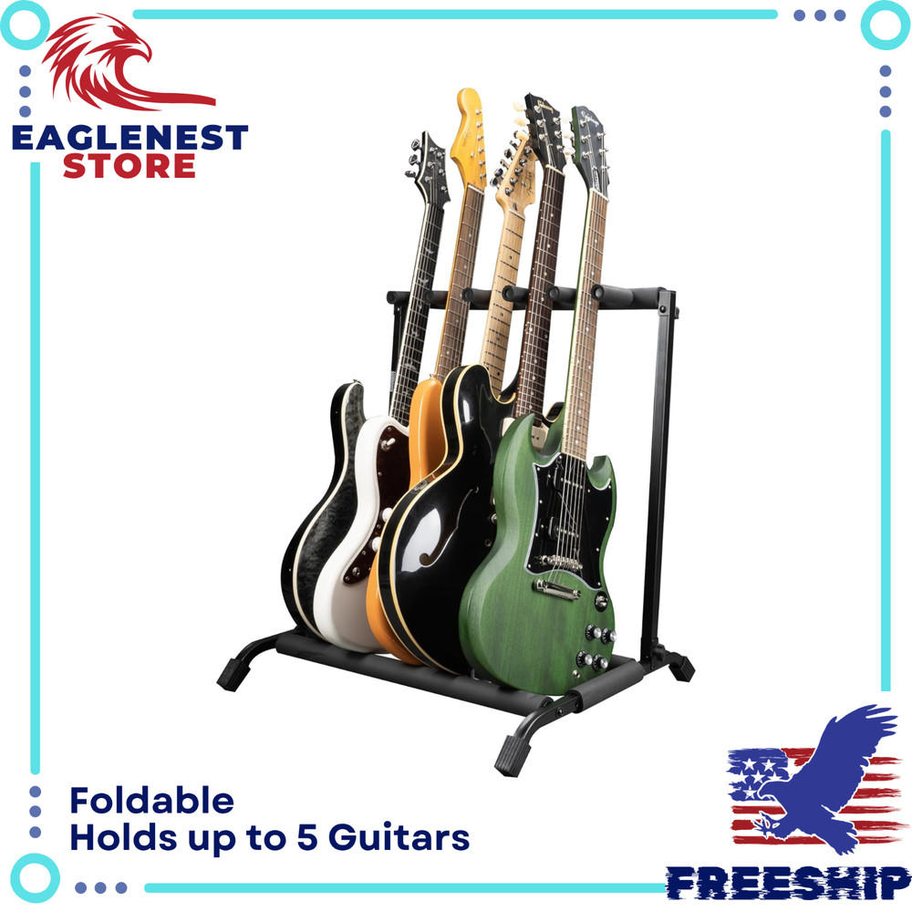 Multi Guitar Stand Rack with Folding Design (RI-GTR-RACK5)