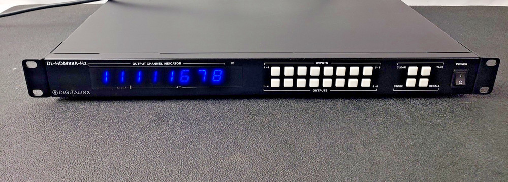 Digitalinx DL-HDM88A-H2 HDMI 2.0 Matrix Switch